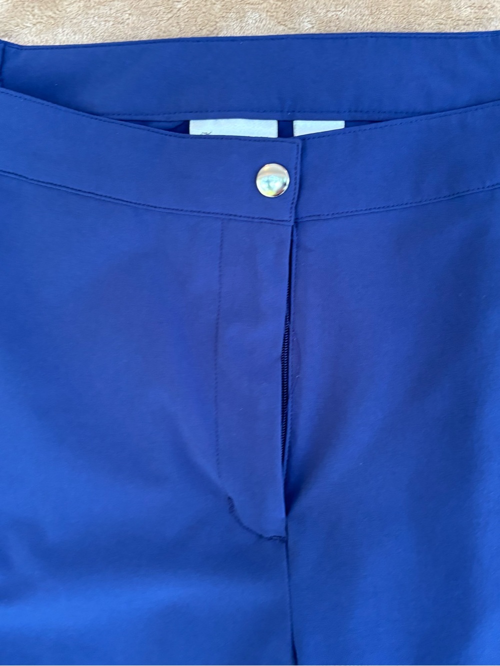 Chicos Zenergy lightweight navy performance pants, size 2, large, straight leg - Picture 2 of 5